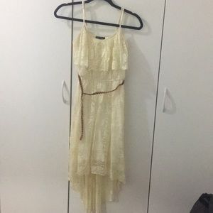 Off white High Low Dress